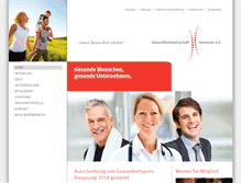 Tablet Screenshot of gesundheitswirtschaft-hannover.de